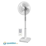 Quạt đứng Nanoco NSF1641RC-LG (xám nhạt) có remote