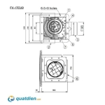 Quạt hút âm trần có nối ống Panasonic FV-17CU9