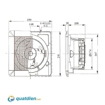 Quạt hút âm trần Mitsubishi EX-15SC6T