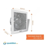 Quạt hút âm trần Nanoco NCV2020 không dùng ống dẫn