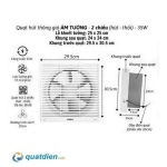 Quạt hút gắn tường 2 chiều Senko H200