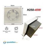 Quạt hút gắn tường 2 chiều Senko H250