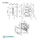 Quạt hút gắn tường Panasonic FV-20AU1
