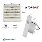 Quạt hút gắn tường Senko H100