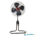 Quạt sàn rút Chinghai FF2318 4 cánh đen 108W