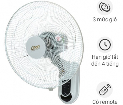 Quạt treo tường Lifan TE có Remote