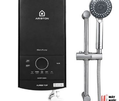 Máy nước nóng trực tiếp Ariston AURES TOP 4.5P có bơm