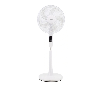 Quạt đứng Hitachi LF-A6RCWM (Trắng) 16 inch 5 cánh có remote