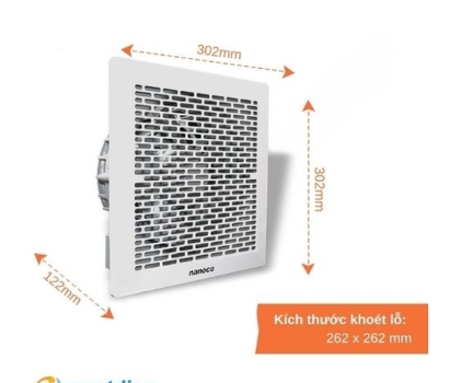 Quạt hút âm trần Nanoco NCV2020 không dùng ống dẫn