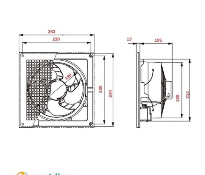 Quạt hút âm trần Panasonic FV-15TGU6