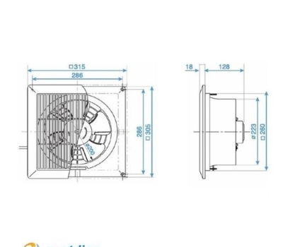 Quạt hút âm trần Panasonic FV-20TGU6