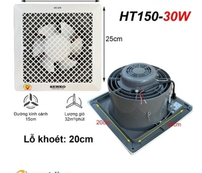 Quạt hút âm trần Senko HT150