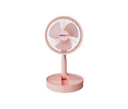 Quạt sạc gấp gọn Nanoco NFF1617P ( Hồng )