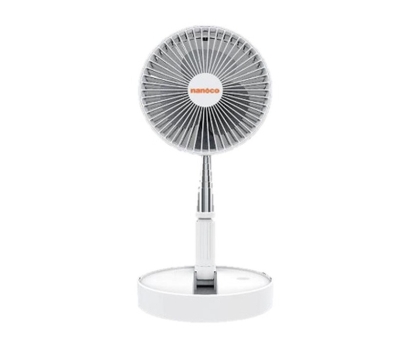 Quạt sạc gấp gọn Nanoco NFF1617W ( trắng )