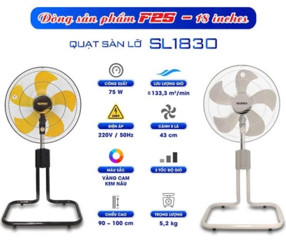 Quạt sàn lỡ Senko SL1830