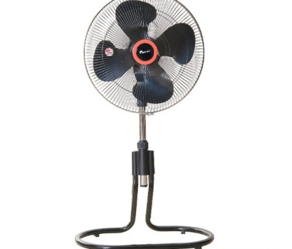 Quạt sàn rút Chinghai FF2318 4 cánh đen 108W