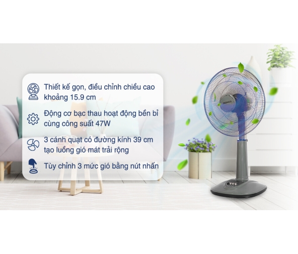 Quạt lửng Senko L1639