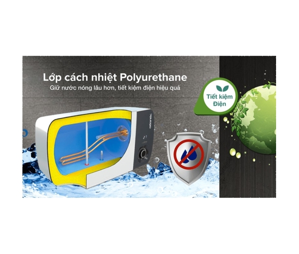 Bình nước nóng Atlantic Aso Ego Hz 80L 853043