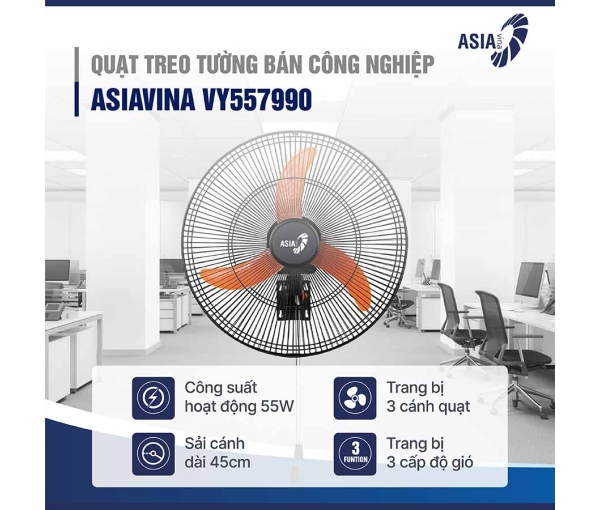 Quạt Treo Tường Asia VY557990 (L18002)