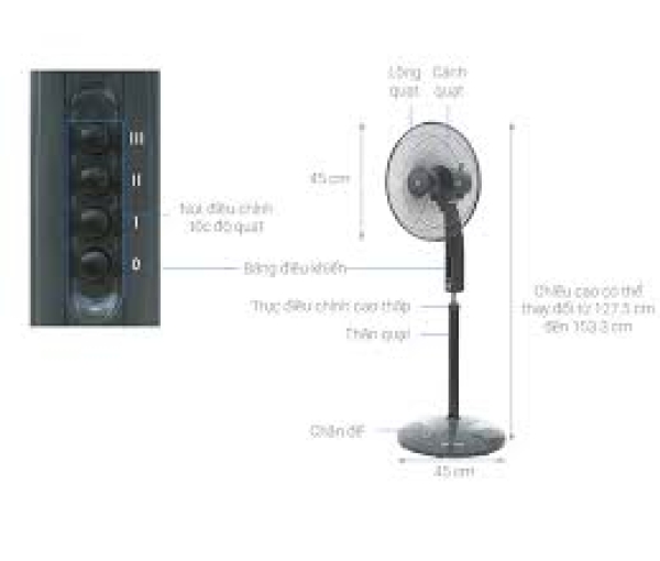 Quạt đứng KDK P41U Quạt đứng KDK P41U