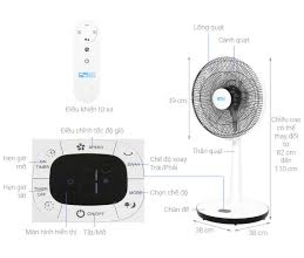Quạt lửng Inverter ALF01D147-W Quạt lửng Inverter ALF01D147-W