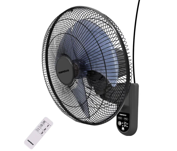 Quạt treo tường Nanoco NWF1615RC-GR Ghi Quạt treo tường Nanoco NWF1615RC-GR Ghi