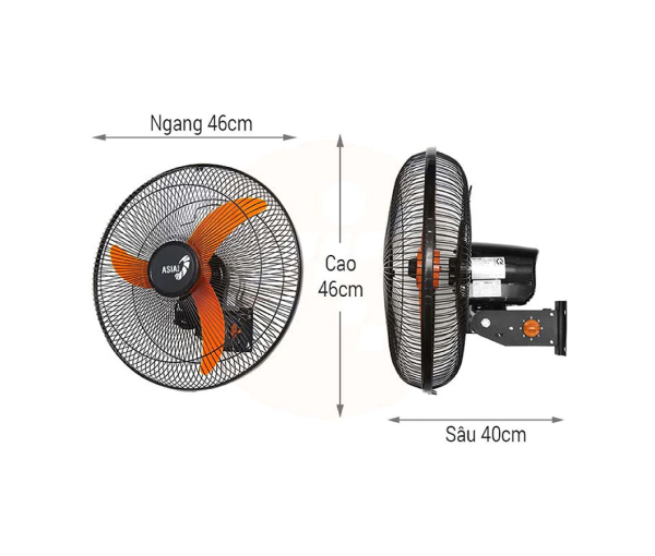 Quạt Treo Tường Asia VY557990 (L18002)