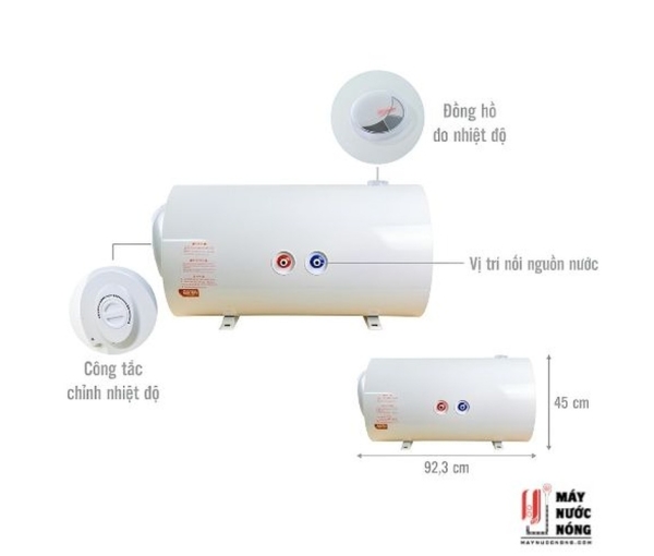 Máy nước nóng gián tiếp Ariston Pro R 100 H 2.5 FE (100L bình ngang)