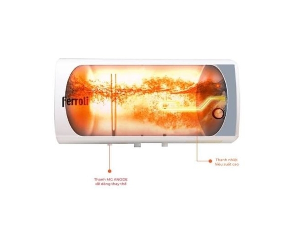 Máy Nước Nóng Ferroli Trevi ME 2500W – Bình nước nóng gián tiếp