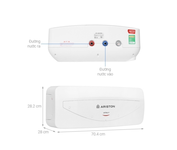 Máy nước nóng gián tiếp Ariston Vitaly 20L SLIM 2.5 FE