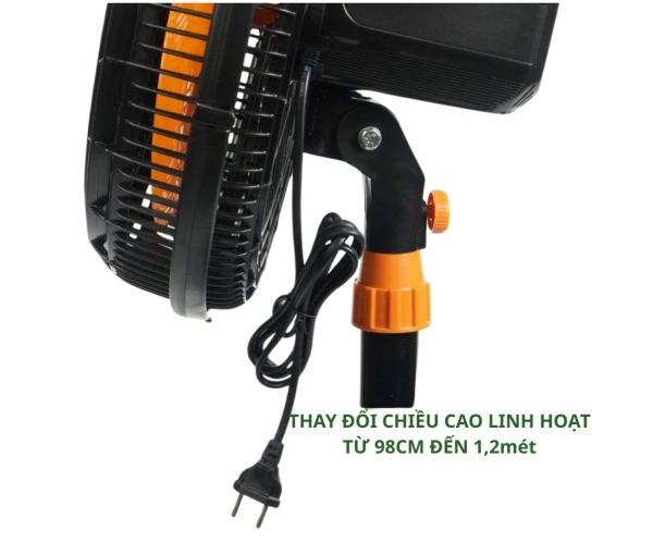 Quạt đứng Asian Turbo Plus VY639, 3 màu, 4 cấp gió