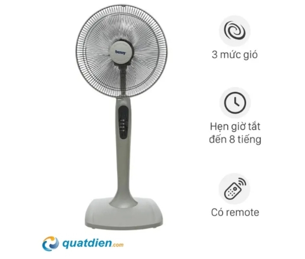 Quạt đứng Benny FM16GX 50W nhập khẩu Thái Lan có điều khiển