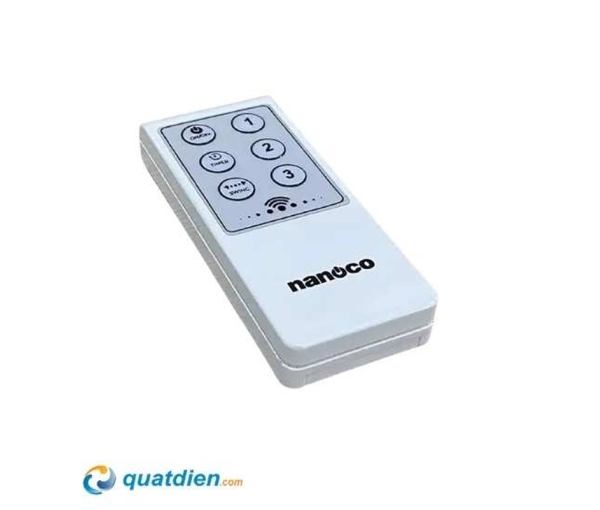 Quạt đứng Nanoco NSF1641RC-LG (xám nhạt) có remote
