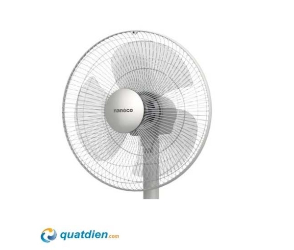 Quạt đứng Nanoco NSF1641RC-LG (xám nhạt) có remote