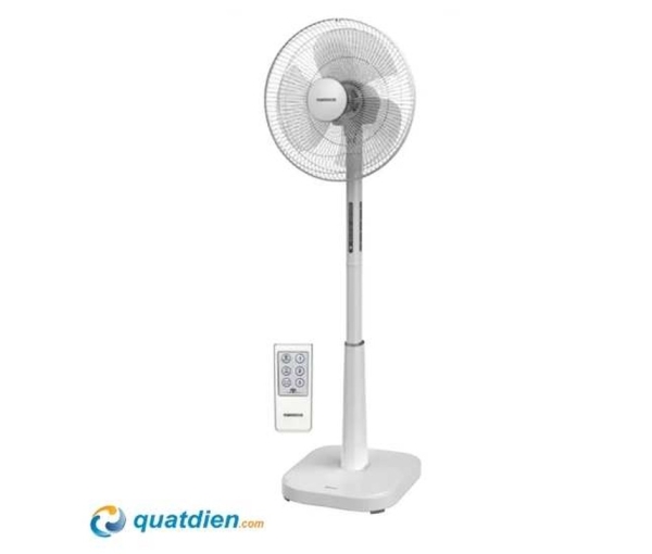 Quạt đứng Nanoco NSF1641RC-LG (xám nhạt) có remote