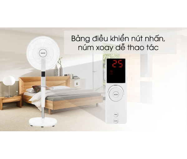 Quạt đứng Toshiba F-LSD30(W)VN có remote Quạt đứng Toshiba F-LSD30(W)VN có remote