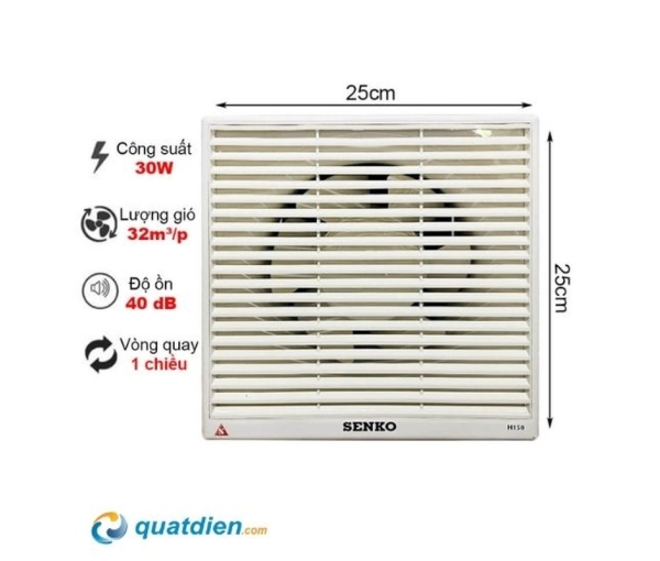 Quạt hút âm trần Senko HT150