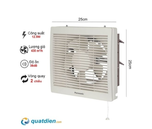 Quạt hút gắn tường Panasonic FV-20RL1