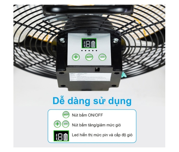 Quạt sạc AC ARF01D123