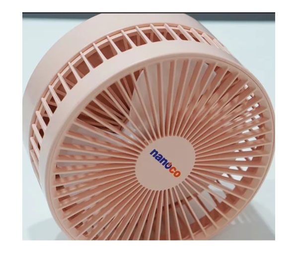 Quạt sạc gấp gọn Nanoco NFF1617P ( Hồng )