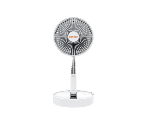 Quạt sạc gấp gọn Nanoco NFF1617W ( trắng )