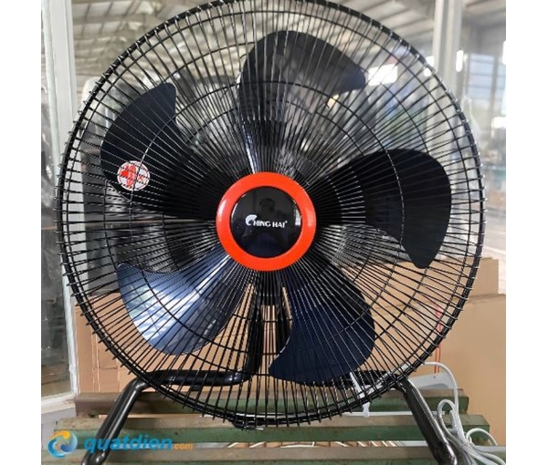 Quạt sàn Chinghai FF917 5 cánh đen 75W