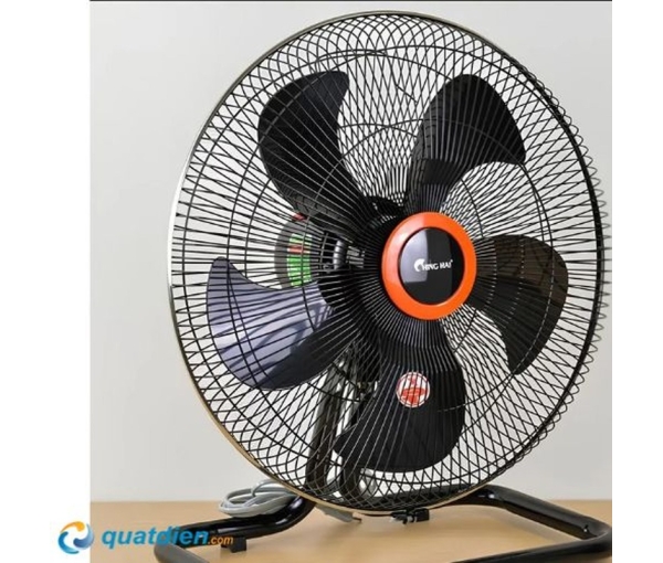 Quạt sàn Chinghai FF917 5 cánh đen 75W