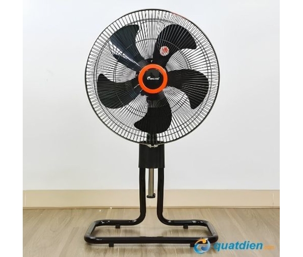 Quạt sàn rút Chinghai FF2318 4 cánh đen 108W