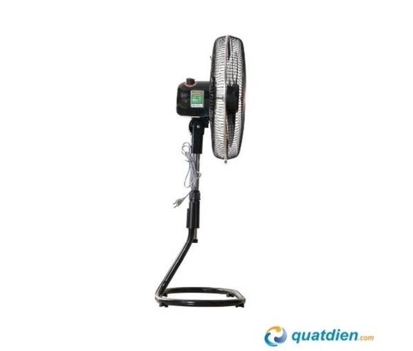 Quạt sàn rút Chinghai FF2318 4 cánh đen 108W