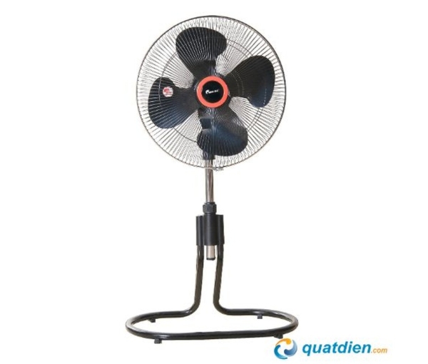 Quạt sàn rút Chinghai FF2318 4 cánh đen 108W