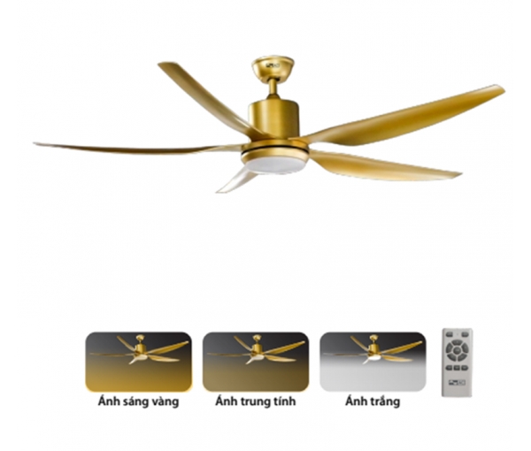 Quạt trần AC 05 cánh ACF03D665-W Quạt trần AC 05 cánh ACF03D665-W
