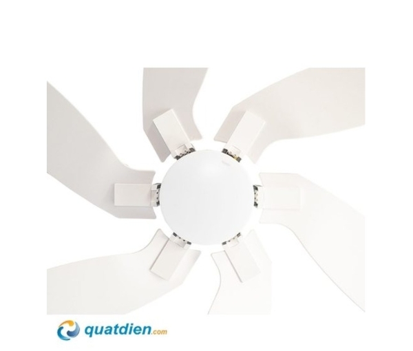Quạt trần Benny Milano F-C52B6(W) 6 cánh có đèn LED