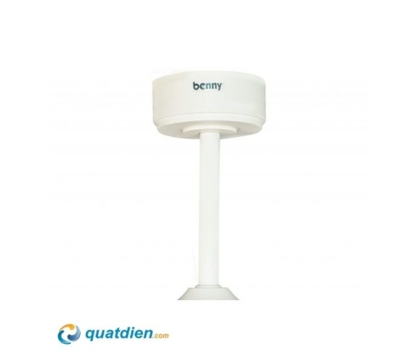 Quạt trần Benny Milano F-C52B6(W) 6 cánh có đèn LED