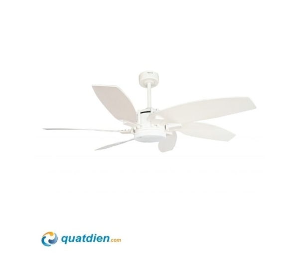 Quạt trần Benny Milano F-C52B6(W) 6 cánh có đèn LED